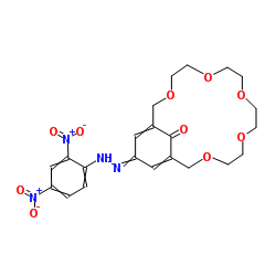 18-冠5 [4-(2,4-二硝基苯基偶氮)苯酚]结构式