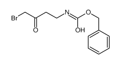 benzyl N-(4-bromo-3-oxobutyl)carbamate结构式