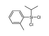 dichloro-(2-methylphenyl)-propan-2-ylsilane结构式