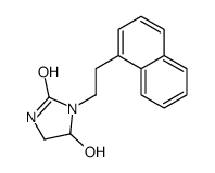 5-hydroxy-1-(2-naphthalen-1-ylethyl)imidazolidin-2-one Structure