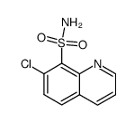 8-Quinolinesulfonamide,7-chloro- Structure