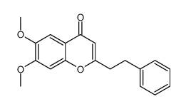 6,7-二甲氧基-2-（苯基乙基）色酮结构式