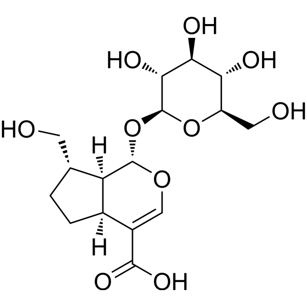 五福花苷酸结构式