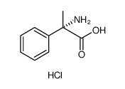 Benzeneacetic acid, α-amino-α-methyl-, hydrochloride (), (αS)结构式
