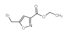 5-溴甲基异噁唑-3-甲酸乙酯结构式