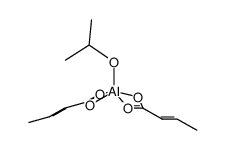 aluminium(III) bis(crotonate) isopropoxide Structure
