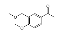 1-[4-METHOXY-3-(METHOXYMETHYL)PHENYL]ETHANONE结构式