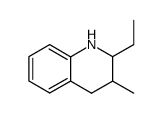 2-ethyl-3-methyl-1,2,3,4-tetrahydro-quinoline结构式