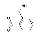 N-methyl-N-(5-methyl-2-nitro-phenyl)-hydrazine Structure