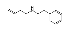N-(2-Phenylethyl)but-3-en-1-amine结构式