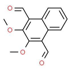 1,4-Naphthalenedicarboxaldehyde, 2,3-dimethoxy- Structure