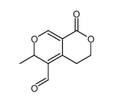 3-methyl-8-oxo-5,6-dihydro-3H-pyrano[3,4-c]pyran-4-carbaldehyde结构式