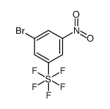 1-Bromo-3-nitro-5-(pentafluoro-λ6-sulfanyl)benzene Structure