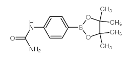1-(4-(4,4,5,5-Tetramethyl-1,3,2-dioxaborolan-2-yl)phenyl)urea Structure