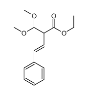 ethyl 2-(dimethoxymethyl)-4-phenylbut-3-enoate结构式
