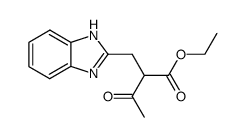 ethyl 2-[(benzimidazol-2-yl)methyl]-3-oxopropanoate Structure