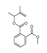 1-O-methyl 2-O-(3-methylbut-3-en-2-yl) benzene-1,2-dicarboxylate结构式