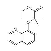 ethyl 2-methyl-2-quinolin-8-yloxypropanoate Structure