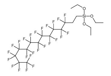 (1H,1H,2H,2H-全氟十四烷基)三(乙氧基)硅烷结构式