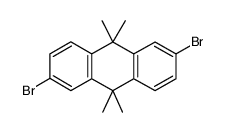 2,6-DIBROMO-9,9,10,10-TETRAMETHYL-9,10-DIHYDRO-ANTHRACENE structure
