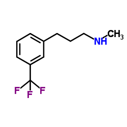 N-Methyl-3-[3-(trifluoromethyl)phenyl]-1-propanamine结构式