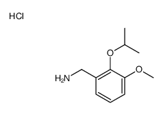 (3-methoxy-2-propan-2-yloxyphenyl)methanamine,hydrochloride Structure