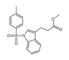methyl 3-[1-(4-methylphenyl)sulfonylindol-3-yl]propanoate Structure