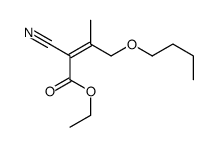 ethyl 4-butoxy-2-cyano-3-methylbut-2-enoate Structure