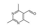 5-Pyrimidinecarboxaldehyde, 2,4,6-trimethyl- (9CI) structure