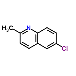 6-Chloro-2-methylquinoline Structure