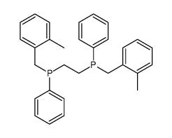 (2-methylphenyl)methyl-[2-[(2-methylphenyl)methyl-phenylphosphanyl]ethyl]-phenylphosphane结构式