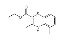 ethyl 3,5-dimethyl-4H-1,4-benzothiazine-2-carboxylate结构式