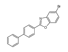 5-bromo-2-(4-phenylphenyl)-1,3-benzoxazole Structure