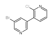 5-溴-2’-氯-3,3’-联吡啶结构式