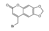 8-(bromomethyl)-[1,3]dioxolo[4,5-g]chromen-6-one结构式