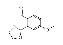 2-(2-(1,3-dioxalanyl))-4-methoxybenzaldehyde Structure