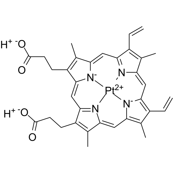Pt(II) protoporphyrin IX Structure