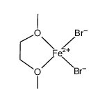 二甲氧基乙烷溴化铁(II)结构式