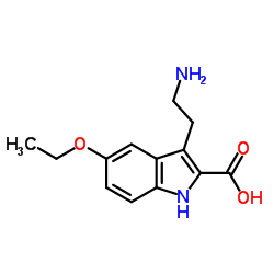 3-(2-Aminoethyl)-5-ethoxy-1H-indole-2-carboxylic acid Structure