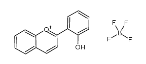 2'-hydroxyflavilium tetrafluoroborate结构式