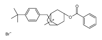 [(1R,5S)-8-[(4-tert-butylphenyl)methyl]-8-methyl-8-azoniabicyclo[3.2.1]octan-3-yl] benzoate,bromide结构式