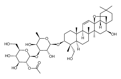 2''-O-Acetylsaikosaponin a结构式