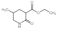 5-甲基-2-氧代-3-哌啶羧酸乙酯结构式