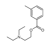 3-Methyl-benzoic acid, 2-diethylaminoethyl ester Structure