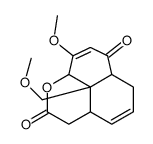 9-methoxy-9b-(methoxymethyl)-3,3a,6,6a,9a,9b-hexahydrobenzo[de]chromene-2,7-dione结构式