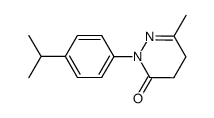 4,5-dihydro-6-methyl-2-(p-isopropylphenyl)-3(2H)-pyridazinone Structure