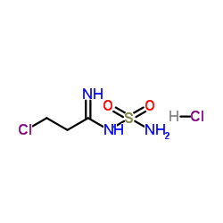 N-Sulphamyl-3-chloropropionamidine hydrochloride Structure