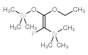 氟三甲基硅基乙烯酮乙基三甲基硅基乙缩醛(异构体的混合物)结构式