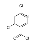 4,6-二氯烟酰氯结构式