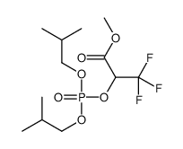methyl 2-[bis(2-methylpropoxy)phosphoryloxy]-3,3,3-trifluoropropanoate结构式